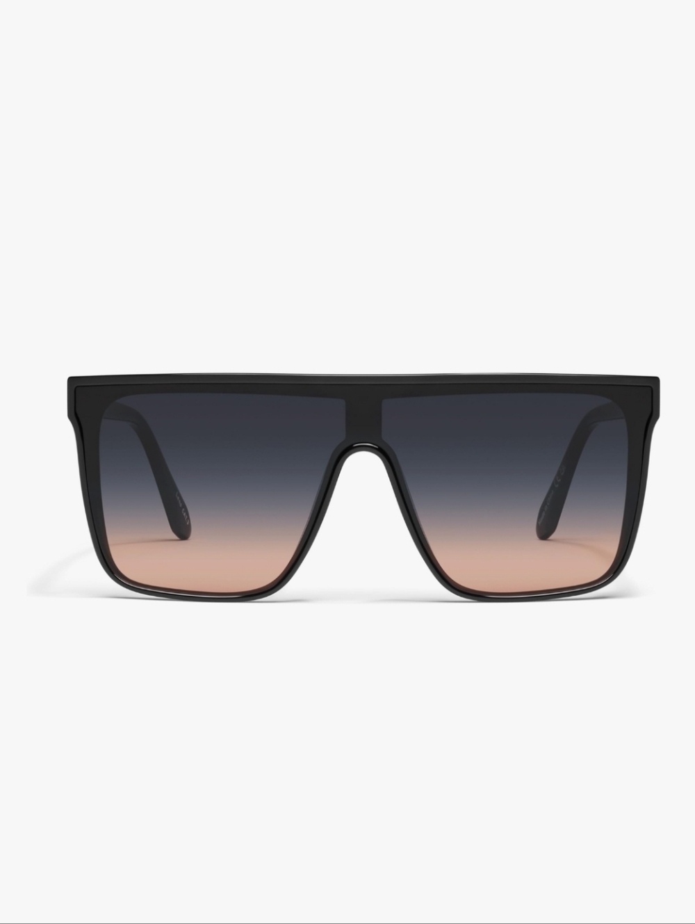 QUAY Nightfall Sunglasses Black/Coral